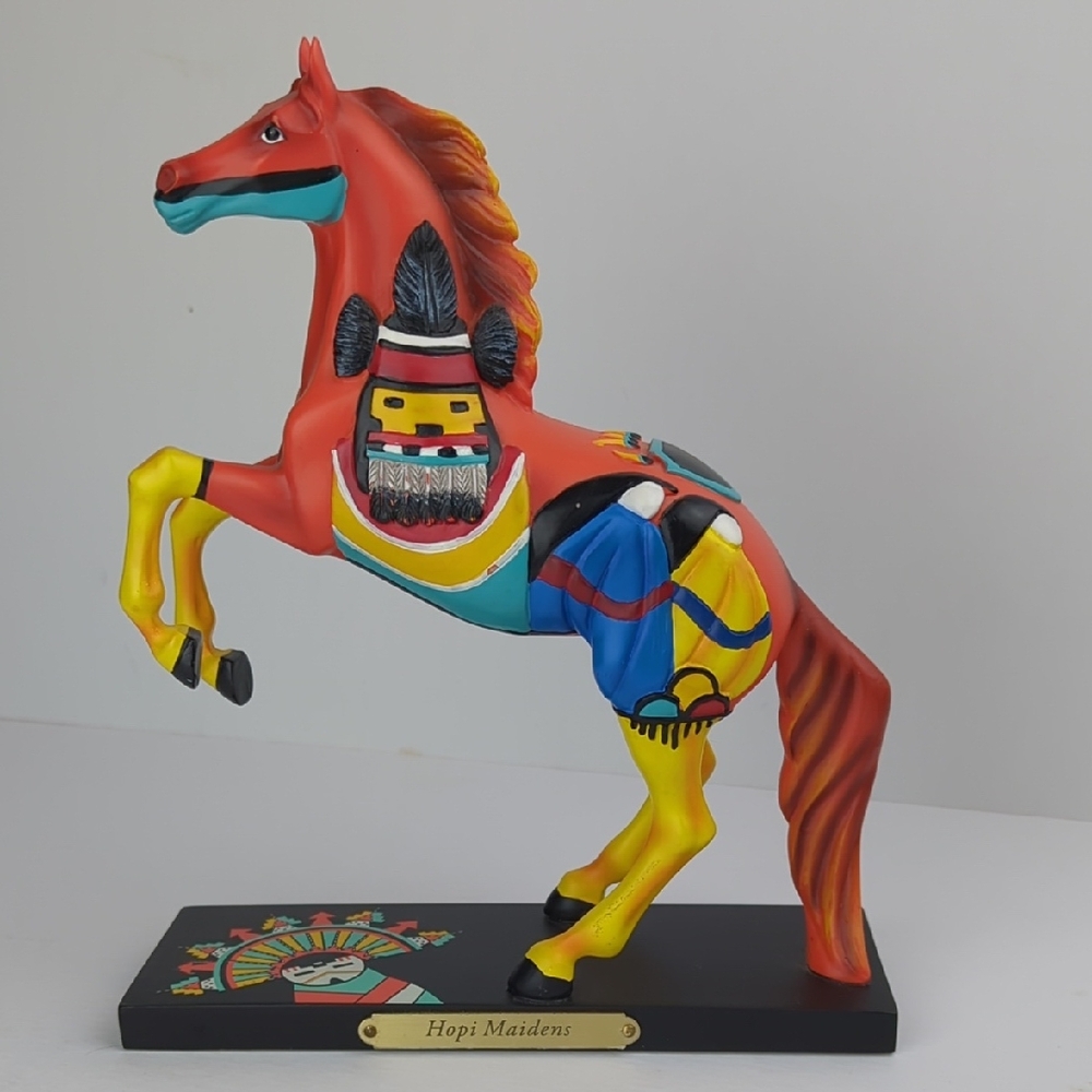 Trail of Painted Ponies Horse Figurine Native Indian Hopi Maidens